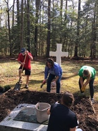 7.Cleanup, French Cemetery-April 10 2021
